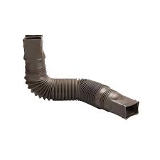 Flex A Spout Brown Downspout Extension 85019 The Home Depot Downspout Decorative Downspouts Downspout Diverter