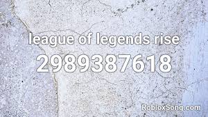 Toggle navigation menu music coder. League Of Legends Rise Roblox Id Roblox Music Codes