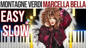 This song is by marcella bella and appears on the album tu non hai la più pallida idea dell'amore (1972) and on the compilation album passato e presente (2002). Montagne Verdi Marcella Bella Easy Slow Piano Tutorial Video 4k Chords Chordify