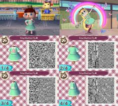 Star Butterfly Star Vs The Forces Of Evil Qr Code Design For Animal Crossing New Leaf Animal Crossing Animal Crossing Qr Qr Codes Animal Crossing