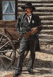 Wyatt Earp Western Art Cowboy Art West Art