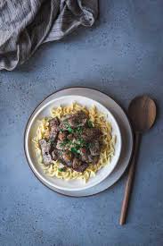 With tender beef, warm egg noodles and a creamy sauce at its core, this savory dish is the perfect meal for the end of a long day. Classic Beef Stroganoff Recipe Home Cooked Meal Savory Simple
