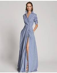 Ralph Lauren Rivera Cotton Gingham Gown Love Summer Dress Outfits Fashion Fashion Dresses