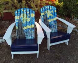 Van Gogh Chair Adirondack Chair Rustic Furniture Art Chair