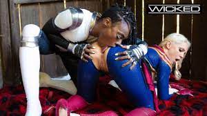 Wicked - Captain Marvel Makes Her Alter Dimension Black Self Squirt Hard  FULL SCENE - PornRabbit.com