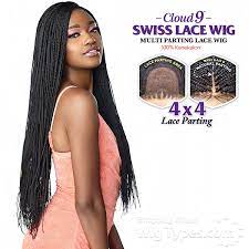 Sensationnel Cloud 9 Synthetic Hair 4x4 Lace Parting Swiss Lace Wig Micro Box Braid 28 Wigtypes Com