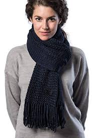Shop women's winter scarves & complete your style with a stylish collection including scarf and glove sets at fatface! Mio Marino Womens Knitted Scarf Winter Scarfs For Women Ribbed Knit Womens Scarves Navy Onesize Buy Online In Grenada At Grenada Desertcart Com Productid 90183447
