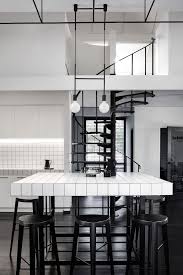 Black And White Interior Design Office Candlefox Hq A Graphic Black And White Office In Melbourne Black White Office Commercial Interior Design Office Interior Design