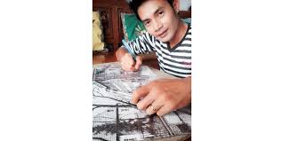 Melukis dengan teknik aquarel dapat menggunakan media berupa kertas atau kanvas. Teknik Kruwel Bolpoin Hasilkan Lukisan 3d Buset Indonesian Magazine In Australia