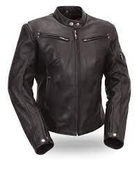 Womens Sleek Vented Scooter Motorcycle Jacket By First Mfg Www Mymotorcycleclothing Com Leather Jackets Women Leather Jacket Leather Motorcycle Jacket Women