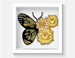 Free Free 3D Layered Butterfly Svg Free 786 SVG PNG EPS DXF File