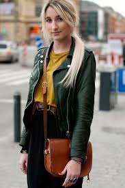 Forest Green Leather Jacket Cross Body Purse Green Leather Jacket Outfit Green Leather Jackets Style