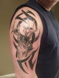 Innovative hunting tattoos tattoo artists are always looking to create one of a kind tattoos and through the use of unconventional compositions, expert application and black and gray as well as color ink, they are able to push the boundaries of what is possible in a hunting tattoo. Legendarywhitetails Tattoo Hunting Tattoos Deer Hunting Tattoos Deer Tattoo Designs