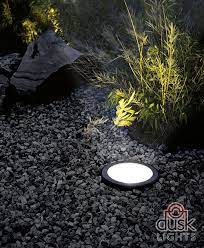 Eglo Riga 3 Exterior Round Ground Recessed Uplighter In Black Solar Lights Garden Home Garden Design Garden Design