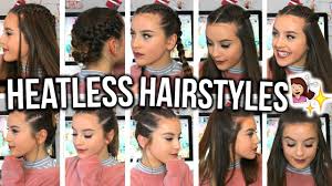 This easy scarf hairstyle for long hair. Heatless Hairstyles For Short Hair Oliviagrace Heatless Hairstyles Hair Styles Medium Length Hair Styles