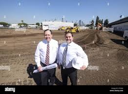 Los Angeles, California, USA. 14th Feb, 2017. Peter Becronis, left, and Adam  Matar of Inception Property Group. Credit: Ringo Chiu/ZUMA Wire/Alamy Live  News Stock Photo