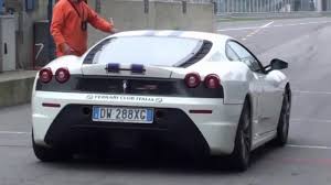 The kline design criteria for the scuderia, simply to produce an ultralightweight exhaust system, that would produce optimum torque and power gains, and craft and perfect. Ferrari 430 Scuderia Exhaust Note On Track Youtube