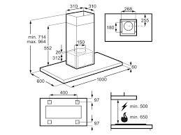 View and download aeg dunstabzugshaube 8259 s instruction manual online. Aeg Dib5160hm Square Inselhaube 100 Cm Edelstahl