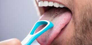 You can just use a spoon out of your silverware. Bad Breath Time To Start Cleaning Your Tongue Safe Sound Health