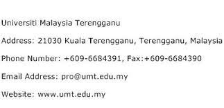 Maybe you would like to learn more about one of these? Universiti Malaysia Terengganu Address Contact Number Of Universiti Malaysia Terengganu