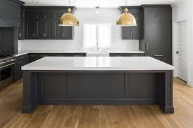Hot New Kitchen Trend Dark Cabinets Subway Tile Shiplap Home Bunch An Interior Design Luxury Homes Blog Kitchen Cabinet Inspiration Kitchen Cabinet Design New Kitchen Cabinets