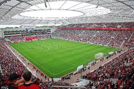 In the 1980s a remodeling project was undertaken that developed different parts of the stadium at. Bayer 04 Leverkusen Bay Arena Bayer 04 Leverkusen Soccer Field Arena
