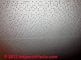 Now i'm paranoid that the previous owners might not have changed the tiles. Does This Ceiling Tile Contain Asbestos How To Recognize Or Test To Demonstrate Asbestos Free Ceiling Tiles Or Panels