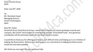 Share something about yourself, your goals, and indicate why the scholarship is important. Thank You Letter For Fundraiser Donation Donation Letter Format