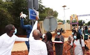 The university université de lomé at the address: L Universite De Lome Celebre Son Jubile D Or Togo Presse