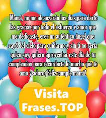 Complementa tu ramo con una dedicatoria de cumpleaños para. Feliz Cumpleanos Mama Felicidades Madre Frases Mensajes