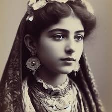 An Armenian woman of Erzurum by Arshak Fetvadjian, early 20th century.  National Gallery of Armenia.