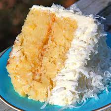Coconut Pineapple Cake Recipe Yummly Recipe Pineapple Cake Recipe Coconut Pineapple Cake Coconut Cake Recipe