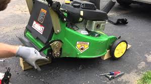 John Deere Jx75 Lawn Mower Transmission Removal Youtube
