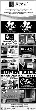 Sekarang Saatnya Beli Springbed Branded Seperti Springbed Spring Air Simmons King Koil Serta Sealy Atau Merk Lainnya Seperti Dunlopillo Dreamline Air Alam