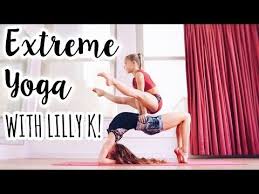 Extreme Yoga Challenge With Lilly K Youtube Yoga Challenge Crazy Yoga Poses Yoga