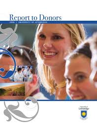 2008_Donor_Report by University of Lethbridge