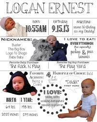 Baby Infographic Custom One Year Infographic To Capture Milestones Pictures And Fun Facts From Baby S First Ye Baby Infographic Babies First Year Infographic