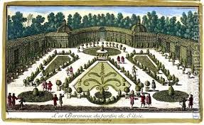 The Jardin De Sylvie Chantilly From Vues Des Belles Maisons De France Published 1680 Adam Perelle Oil Painting Reproducti Chantilly Chateau Outdoor France