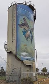 Lucky Dip At Gulargambone Nsw Australia Water Tower Street Art Tower