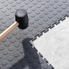 Find a store near me. Trafficmaster Black Raised Coin 18 In X 18 In X 3 1 Mm Rubber Interlocking Modular Flooring Tiles 6 Pack 13 5 Sq Ft 11n 532 18x18hd The Home Depot