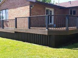 Choose from a range of decorative and durable patterns to add privacy, utility and dimension deckside. Trex Seclusions Woodland Brown Under Deck Skirting Trex Fencing Fds