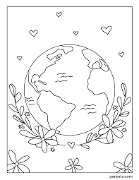 These coloring sheets about nature are fun and practical. 10 Free Earth Day Coloring Pages For Kids Parents