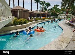 The Lazy River At Mandalay Bay Beach Stock Photo Alamy