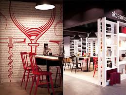 Fiesta Del Vino Wine Bar By Mode Lina Poznan Poland Wall Graphics Restaurant Restaurant Bar Decor Wine Bar