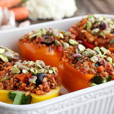 Italian Sausage Cauliflower Rice Stuffed Peppers Mulay S Inc