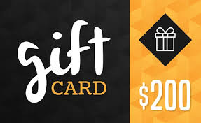 You want to give them the best gift ever? Gift Card Gift Voucher 200 Dollars Stock Vector Adobe Stock