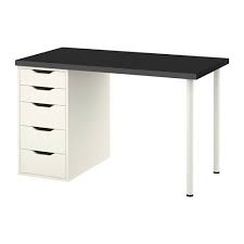linnmon alex table white gray 120x60 cm ikea caisson a tiroirs ikea tiroir