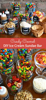 Cream sundae bar & the candy bar was a big hit. How To Set Up A Diy Ice Cream Sundae Bar Ice Cream Sundae Bar Sundae Bar Bars Recipes