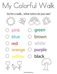 My Colorful Walk Coloring Page Twisty Noodle In 2020 Coloring Pages Spring Coloring Pages Play Therapy Activities
