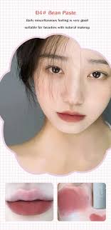 Lápiz labial mate de terciopelo de oso de leche dulce, brillo de labios  suave de larga duración, fácil de llevar, maquillaje de glaseado hidratante  de barro labial impermeable